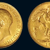 1918年乔治五世马剑金币