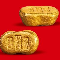清末民初“天津孚丰赤金”、“金料”一两金锭