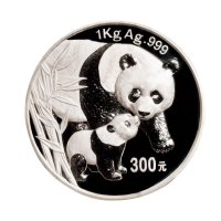2004年中国人民银行发行熊猫银币