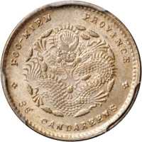福建省造光绪元宝三分六厘 PCGS MS 64+