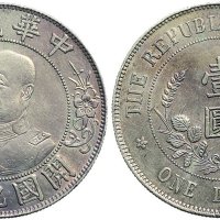 1912年黎元洪像（无帽）中华民国开国纪念币壹圆银币（LM45）