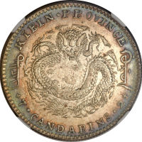 吉林省造庚子七钱二分花篮 NGC XF 45