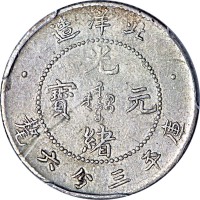 1899光绪二十五年北洋造光绪元宝三分六釐