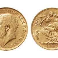 1925年英国乔治屠龙金币