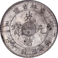 1901吉林省造辛丑光绪元宝三钱六分