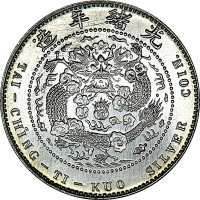 光绪年造造币总厂一钱四分四厘尾有点 完未流通