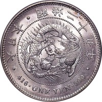 1896明治二十九年一圆 