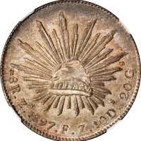 1897年鹰洋 8里尔 ZsFZ。