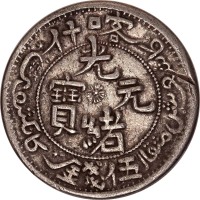 新疆喀什光绪元宝出头光伍钱