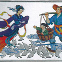 2003中国民间神话故事第三组50元纪念银币