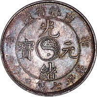1903吉林省造癸卯光绪元宝七钱二分
