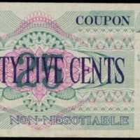 1970年代军用代价券25分