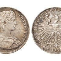 1861年德国邦国银币
