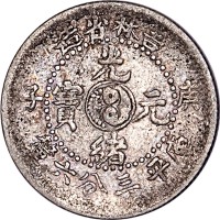 1900吉林省造庚子太极光绪元宝三分六釐