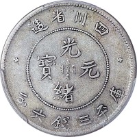 1901~08四川省造光绪元宝三钱六分 