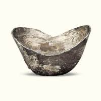 清代山东“海阳光绪年月马天县”十两银锭