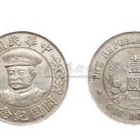 1912年黎元洪像（有帽）中华民国开国纪念币壹圆银币（LM43）