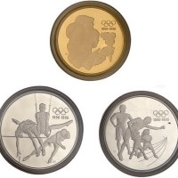 1976年加拿大蒙特利尔奥运会纪念币一套三枚