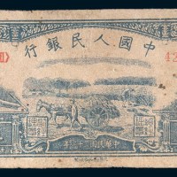 第一版人民币伍圆水牛