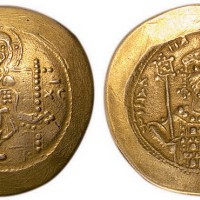 古代拜占庭碟形金币