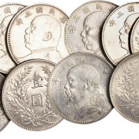 1914年民国三年袁世凯像壹圆银币十枚（LM63）