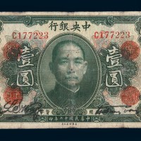 民国十二年（1923年）中央银行壹圆