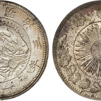 1870年明治三年日本一圆银币