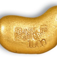 “佛山西成老铺纯净足金”一两金饼