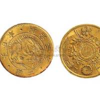 1870年日本明治三年二圆金币