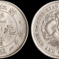 1899年浙江省造光绪元宝（魏碑体）一钱四分四厘银币（LM284）