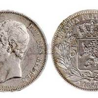1851年比利时银币