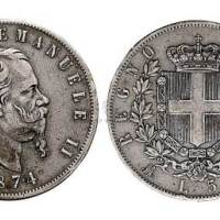 1874年意大利银币