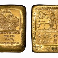 香港汇丰银行一两金砖