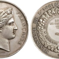 1876年法国丰收女神纪念银章