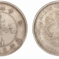1900年庚子吉林省造光绪元宝（花篮）库平三钱六分
