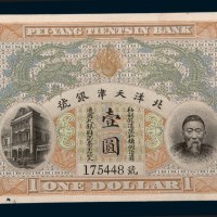 李鸿章像北洋天津银号壹圆