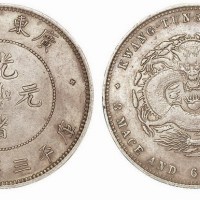 1891年广东省造光绪元宝库平三钱六分