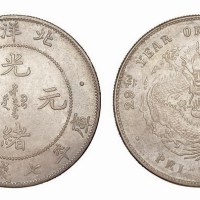 1903年光绪二十九年北洋造光绪元宝库平七钱二分