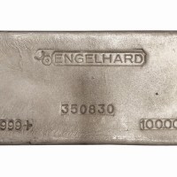 美国“ENGELLHARD”100盎司大型银砖