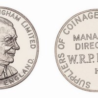 1960-1973年英国伯明翰造币厂厂长金威廉镍合金章