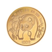 1986年熊猫100元金币