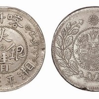 1908年新疆喀什造大清银币湘平五钱
