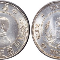 1928年孙中山像中华民国开国纪念币壹圆银币