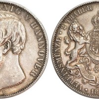 1855年德国2THALER银币