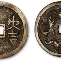 四神图背篆字“大吉祥”花钱