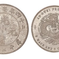1898年二十四年安徽省造光绪元宝库平三钱六分
