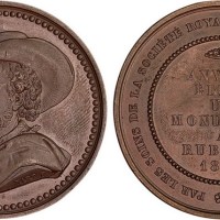 1840年法兰德斯画家鲁本斯纪念铜章