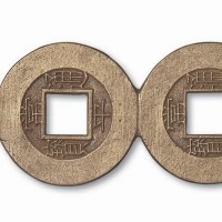朝鲜常平通宝背“户二三”双连母钱