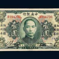 民国十二年（1923年）中央银行壹圆