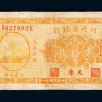 河北省银行天津铜元贰拾枚